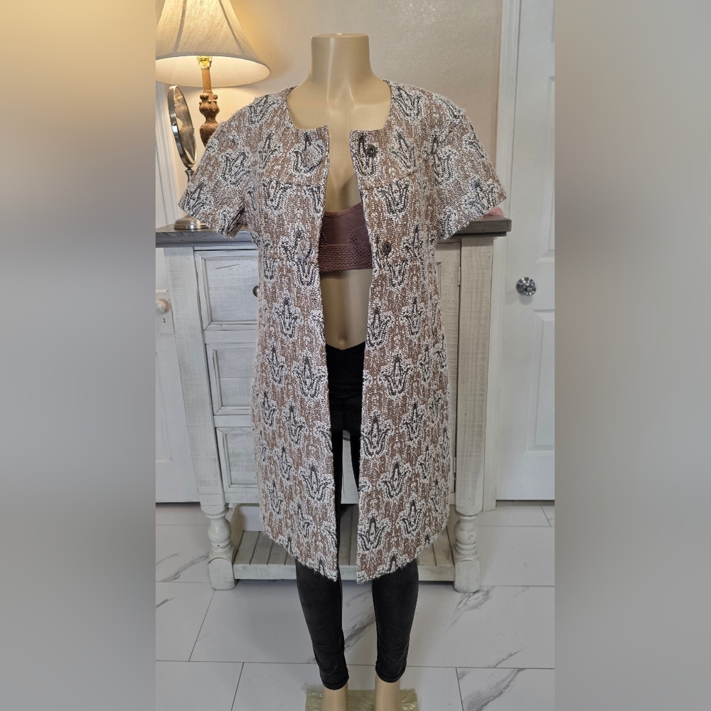BB Dakota Light Gray Jacket with Subtle Sheen